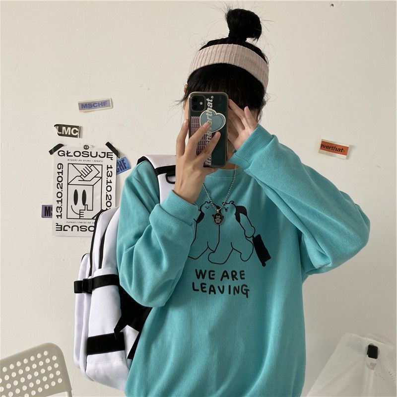 Áo Hoodie Nữ Thời Trang Hàn Quốc 2021