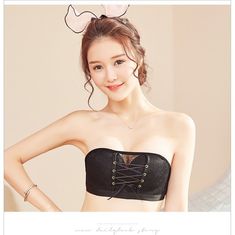 Áo Lót Chống Tụt Quả Ngang Dây Rút 3058