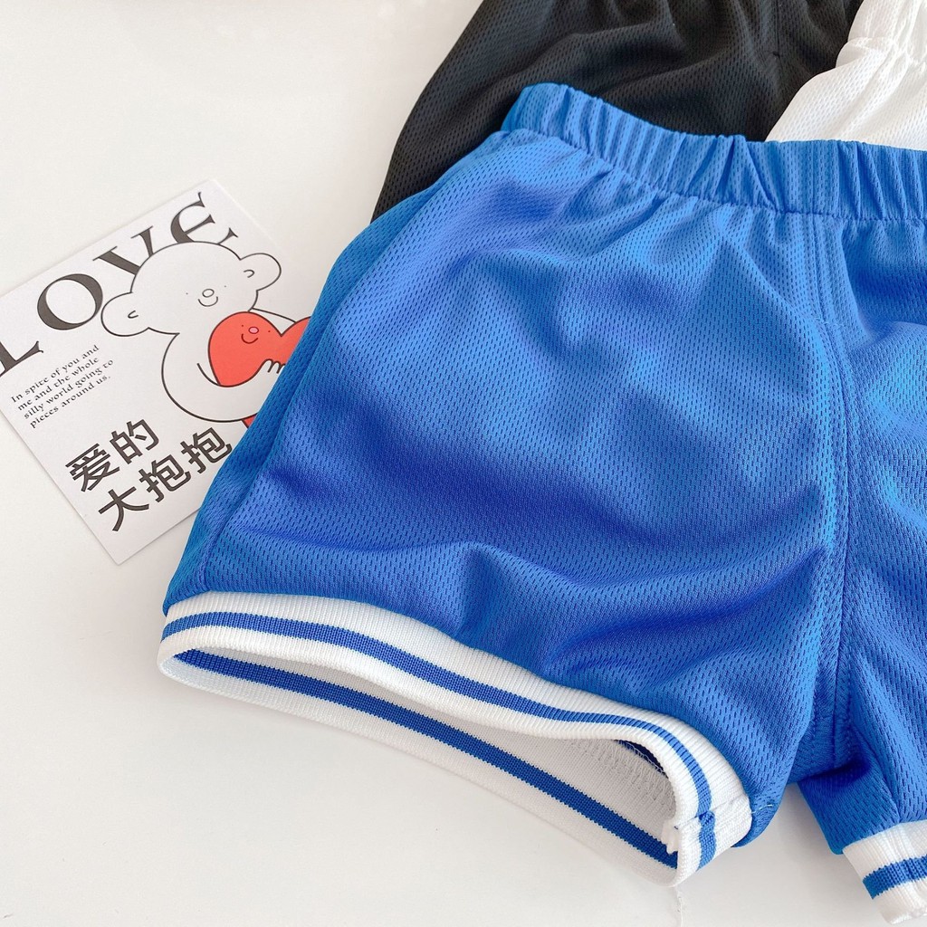 Bộ Ba Lỗ Thông Hơi Cho Bé Trai Từ 6-25Kg, Bộ Sát Nách Cho Bé In Hình Bóng Rổ Kids house