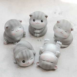 Tượng Mèo Mini Bằng Nhựa Dùng Làm Quà Tặng Sinh Nhật