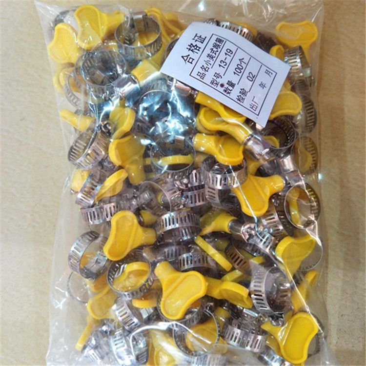 Túi đai siết quai nhê inox các loại cỡ Đai xiết ống (LOẠI SIZE 13x20mm)