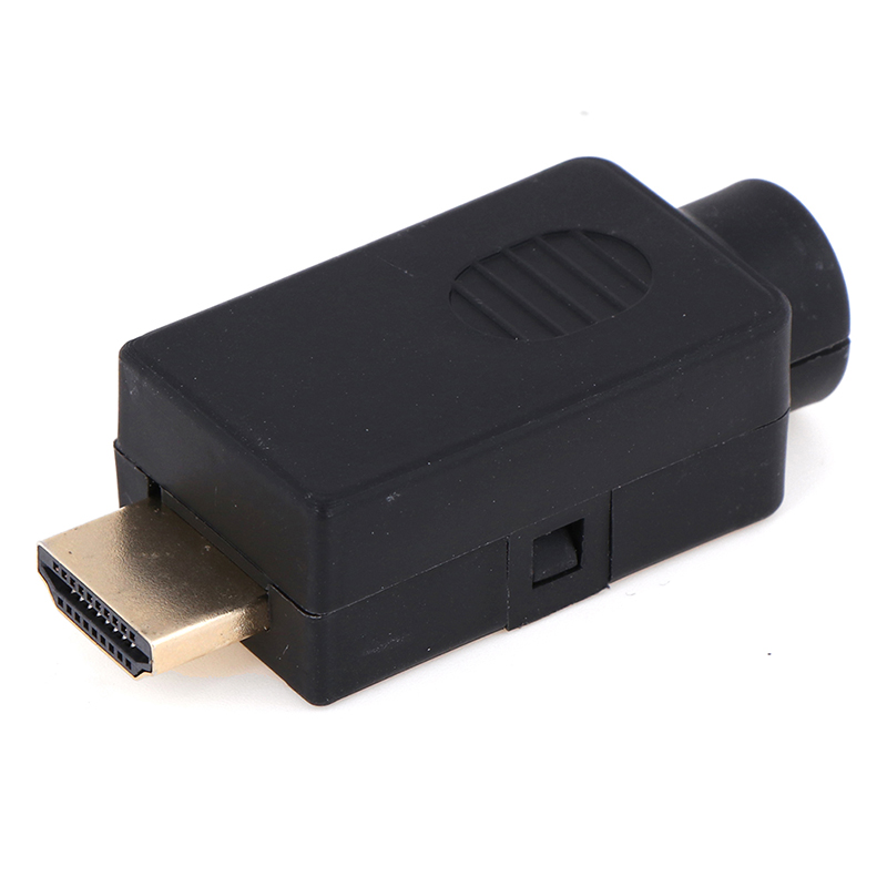 Đầu Kết Nối Hdmi Male 19p Không Hàn Kèm Vỏ Bảo Vệ