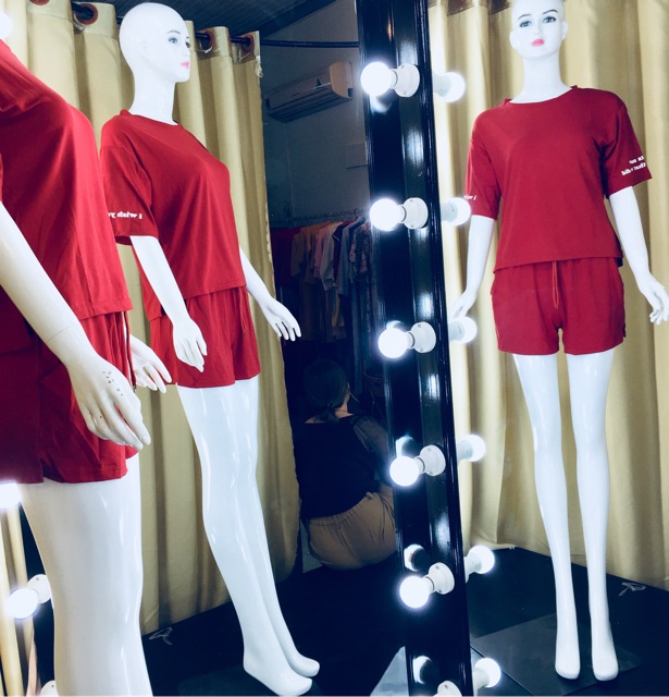 Set bộ đùi mặc nhà vải thun lạnh siêu mềm mát freesize | BigBuy360 - bigbuy360.vn