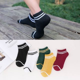 Tất cổ ngắn kẻ sọc màu T.0540