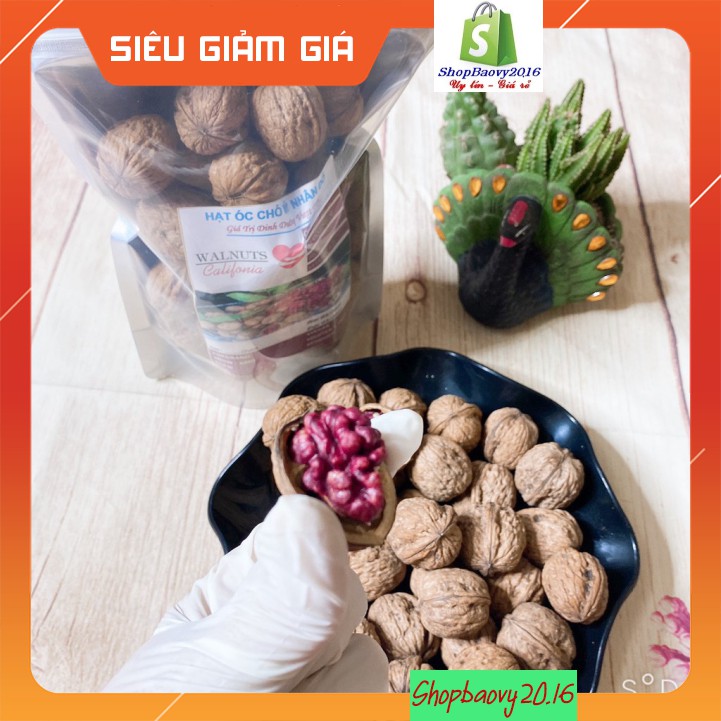 [SIÊU HÓT] 500G Quả óc chó nhân đỏ Mỹ thơm ngon, tăng thêm 50% giá trị dinh dưỡng