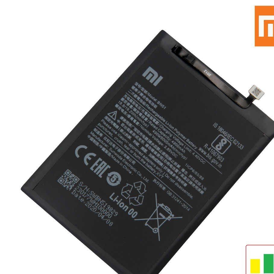 Pin xịn Xiaomi BN51 Cho Xiaomi Redmi 8/ Redmi 8A dung lượng 5000mAh Zin Máy - Bảo hành 6 tháng