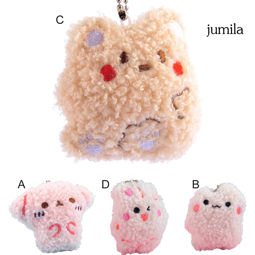 Móc Khóa Hình Gấu Bông Thỏ Đáng Yêu