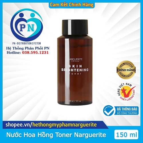 NƯỚC HOA HỒNG SÁNG DA SKIN BRIGHTENING TONER NARGUERITE (150ML)