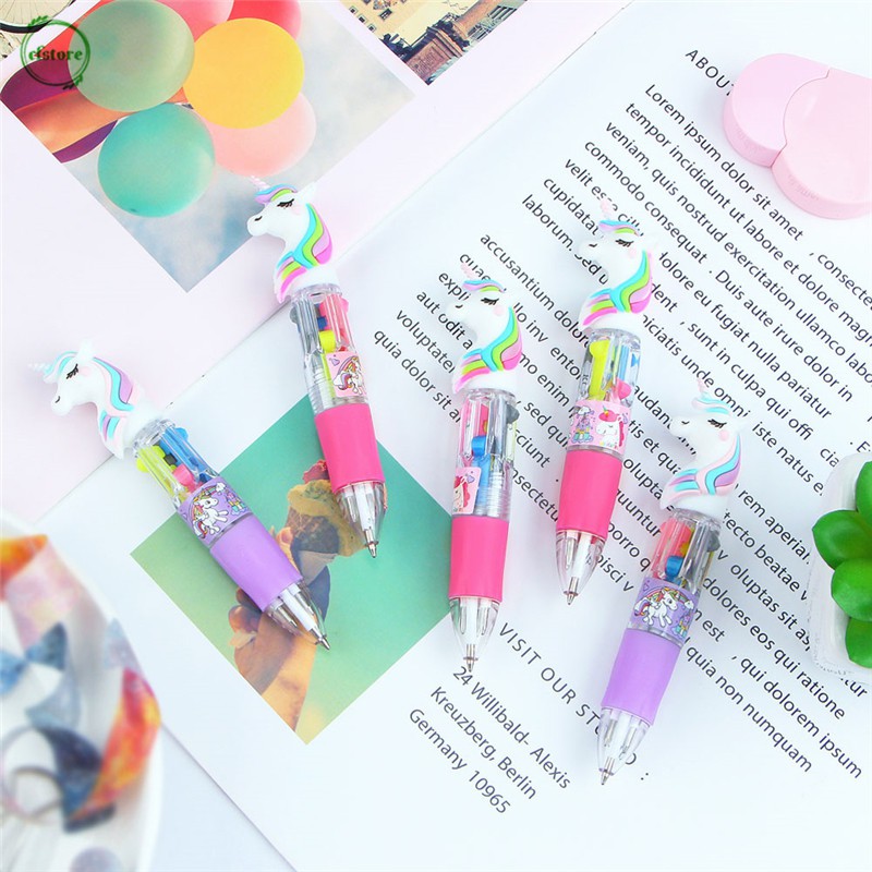 Bút Bi Hình Ngựa Một Sừng Dễ Thương