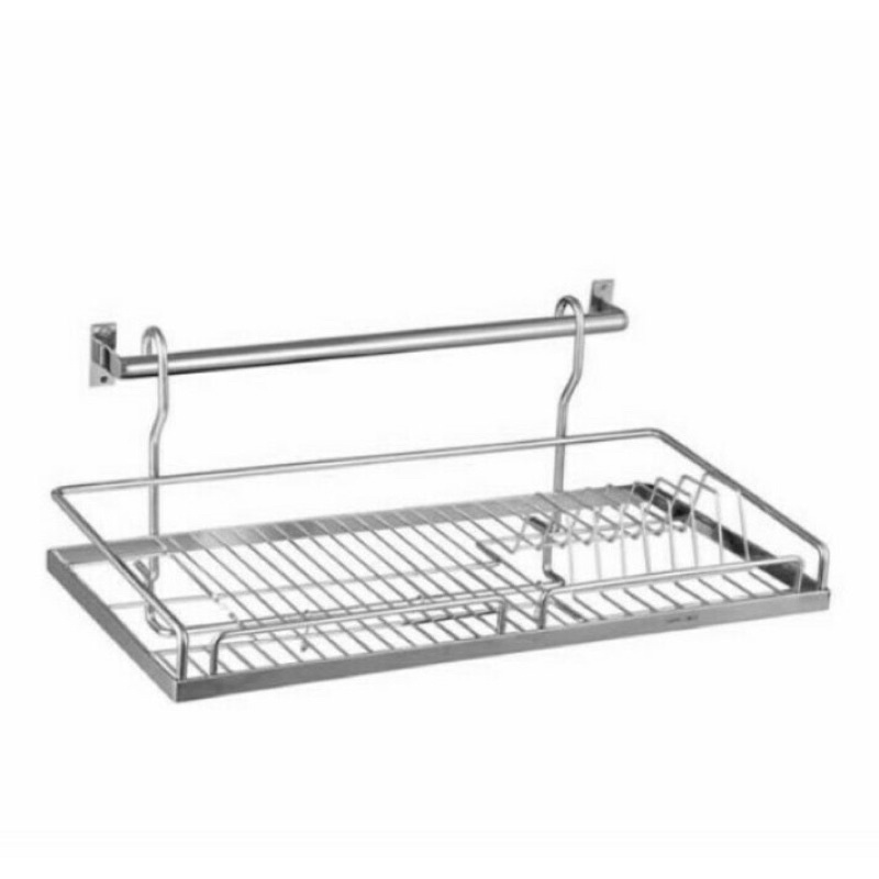 Kệ úp Chén Dĩa INOX 304 - Rổ Chén Bát Treo Tường