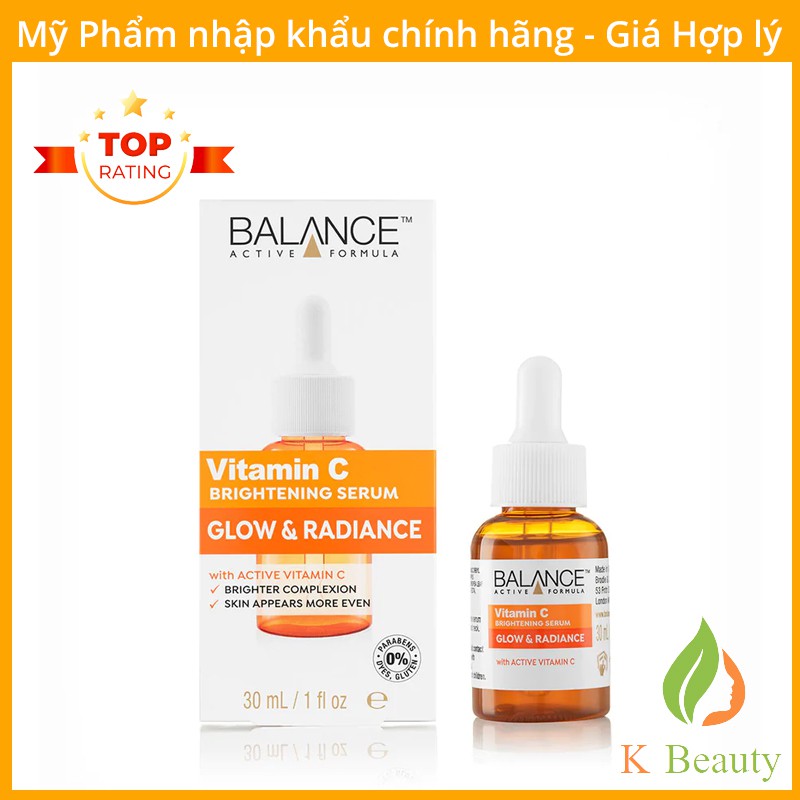 Tinh Chất Mờ Thâm, Dưỡng Trắng Da Balance Active Formula Vitamin C Brightening Serum 30ml