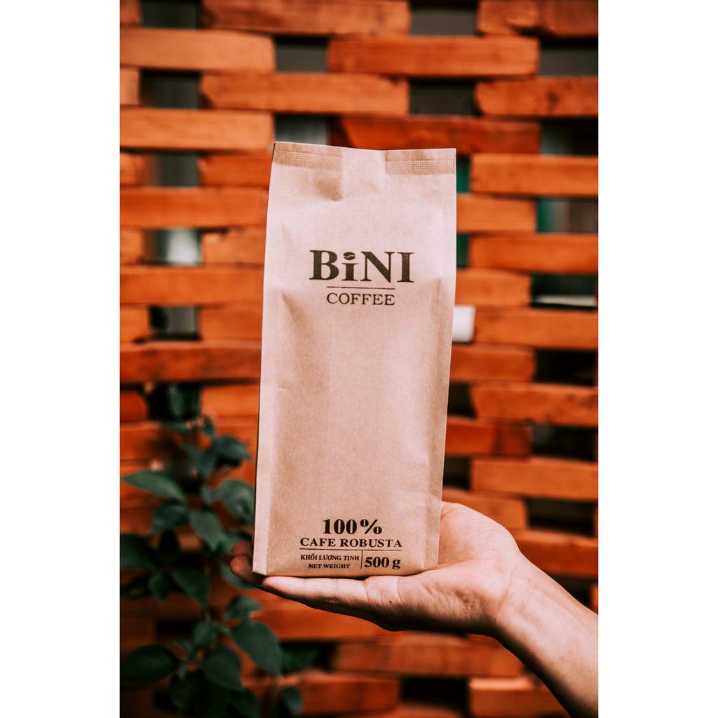 Cà phê Robusta Bảo Lộc nguyên chất 100% - rang mộc, ca phe hạt pha máy, cafe bột pha phin ngon chuẩn từ BiNi Coffee
