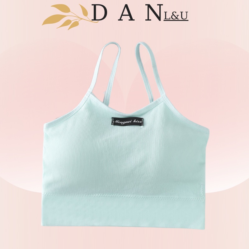 Áo Bra Hai Dây Cotton Cao Cấp Co Dãn Gợi Cảm DAN L&amp;U 6703