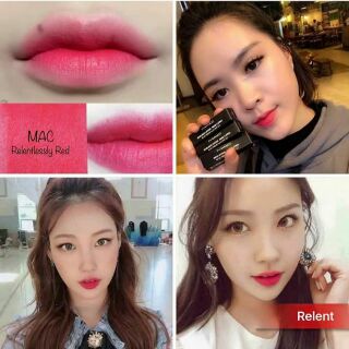 💄Son Mac Relentlessly Red đỏ hồng san hô