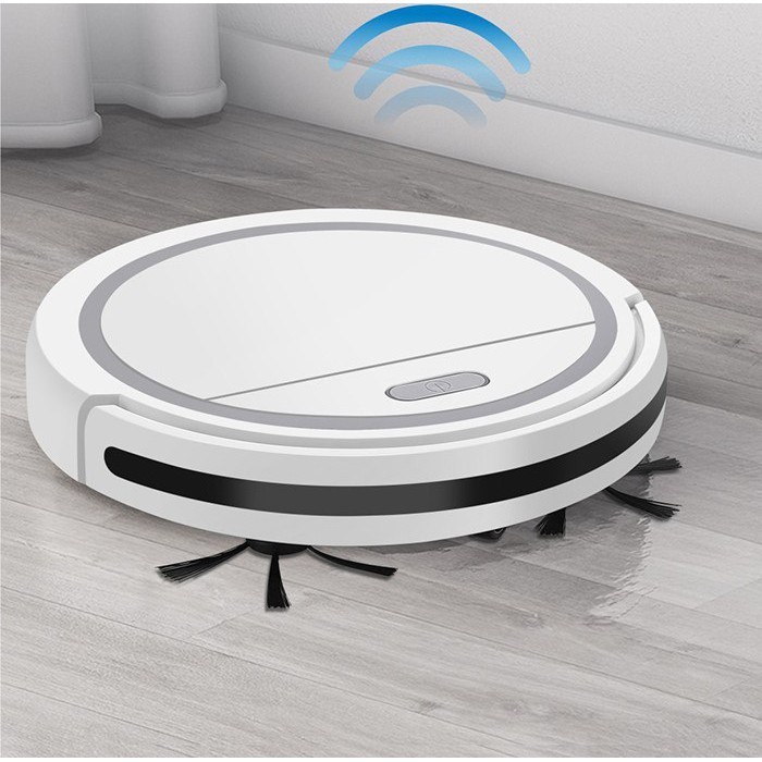 Robot hút bụi lau nhà thông minh thế hệ mới 4 động cơ siêu êm WK-911 - TRẮNG