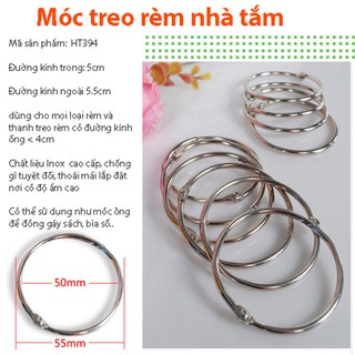 Móc treo rèm tắm cao cấp Davia HT394