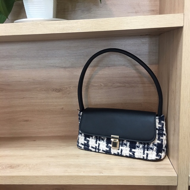 TÚI KẸP NÁCH HOẠ TIẾT ĐEN TRẮNG