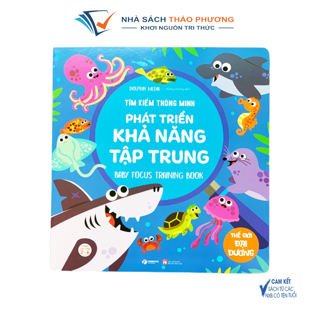 Sách - Tìm Kiếm Thông Minh Phát Triển Khả Năng Tập Trung (Bộ 4 quyển, lẻ tùy chọn dành cho trẻ 2-6 tuổi)
