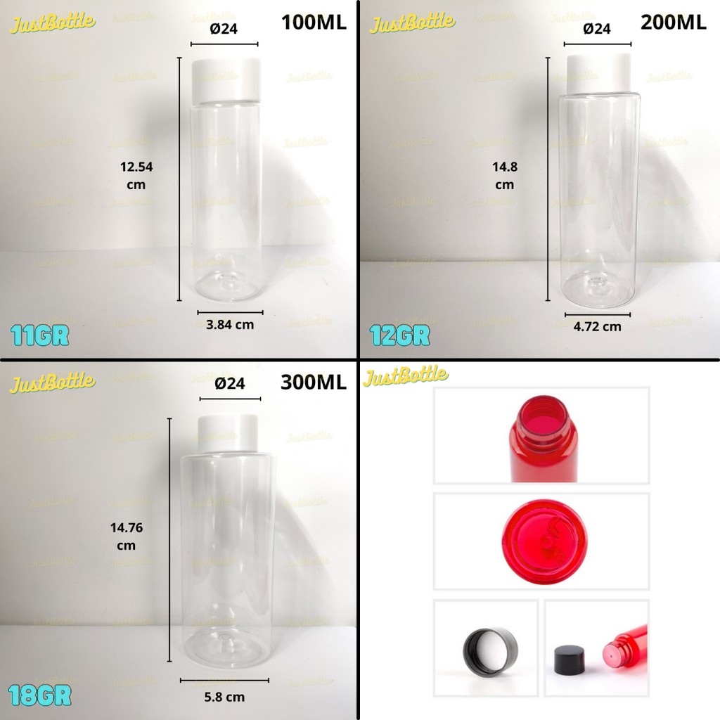 Chai nhựa đựng mỹ phẩm dạng lỏng TONER / NƯỚC HOA HỒNG LỌ CHIẾT MỸ PHẨM 100ml 200ml 300ml
