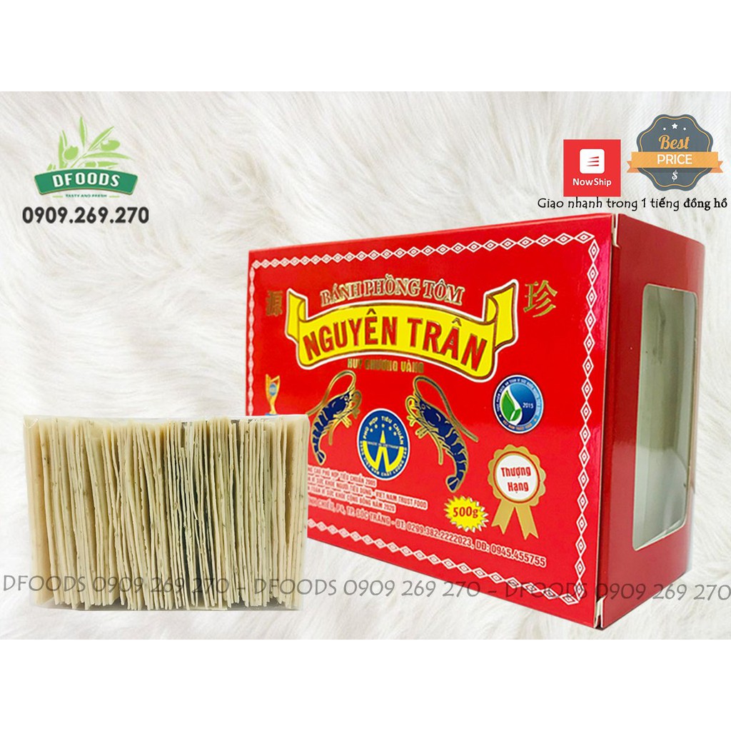 Bánh Phồng Tôm Sóc Trăng Nguyên Trân - loại thượng hạng 500g