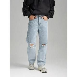 Quần Jeans The Denimaniac dáng rộng màu Stone Bleach S23 - 921W Loose Fit