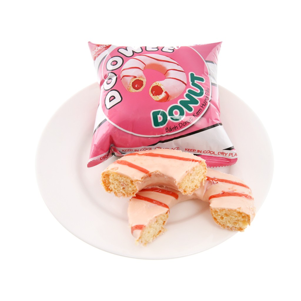 Bánh Donut Doowee Hỗn Hợp Nhiều Vị (Gói 12 cái)