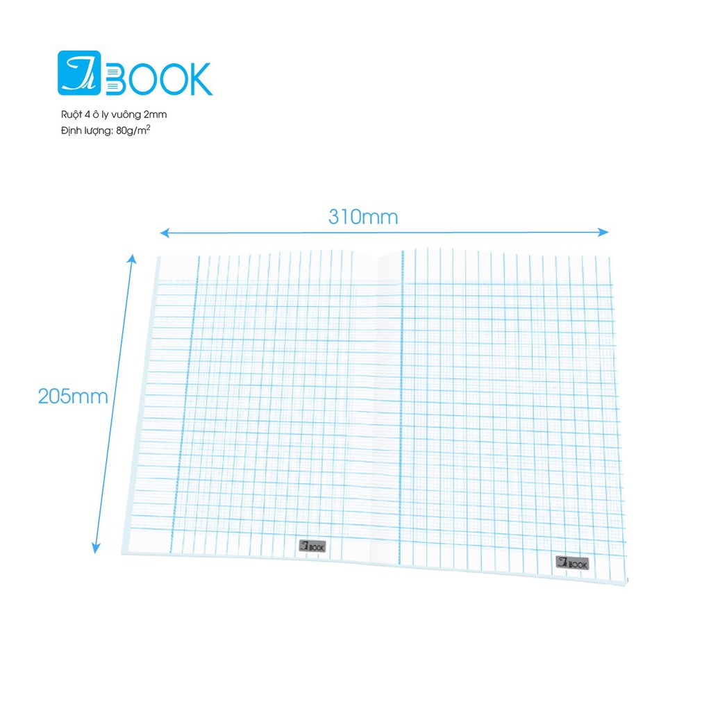 Tập học sinh 96 trang dày 80gsm hiệu Tabook ( mẫu ngẫu nhiên )
