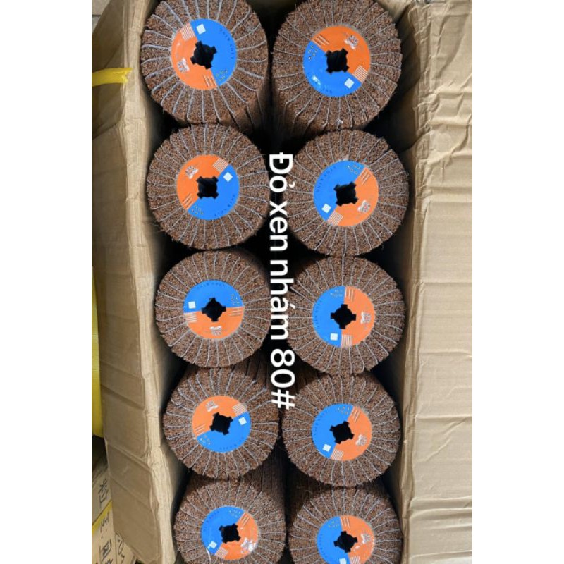 Quả lô tạo xước, quả lô đánh bóng bề mặt inox hạt thô #60 hiệu Lion King