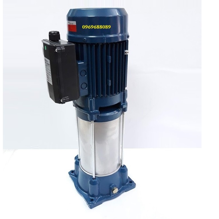 MÁY BƠM TRỤC ĐỨNG EWARA VM 2-9x9 1,5KW 2HP 1PHA