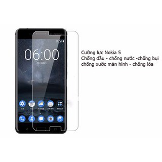 Kính cường lực Nokia 5 trong suốt không full Glass 9H