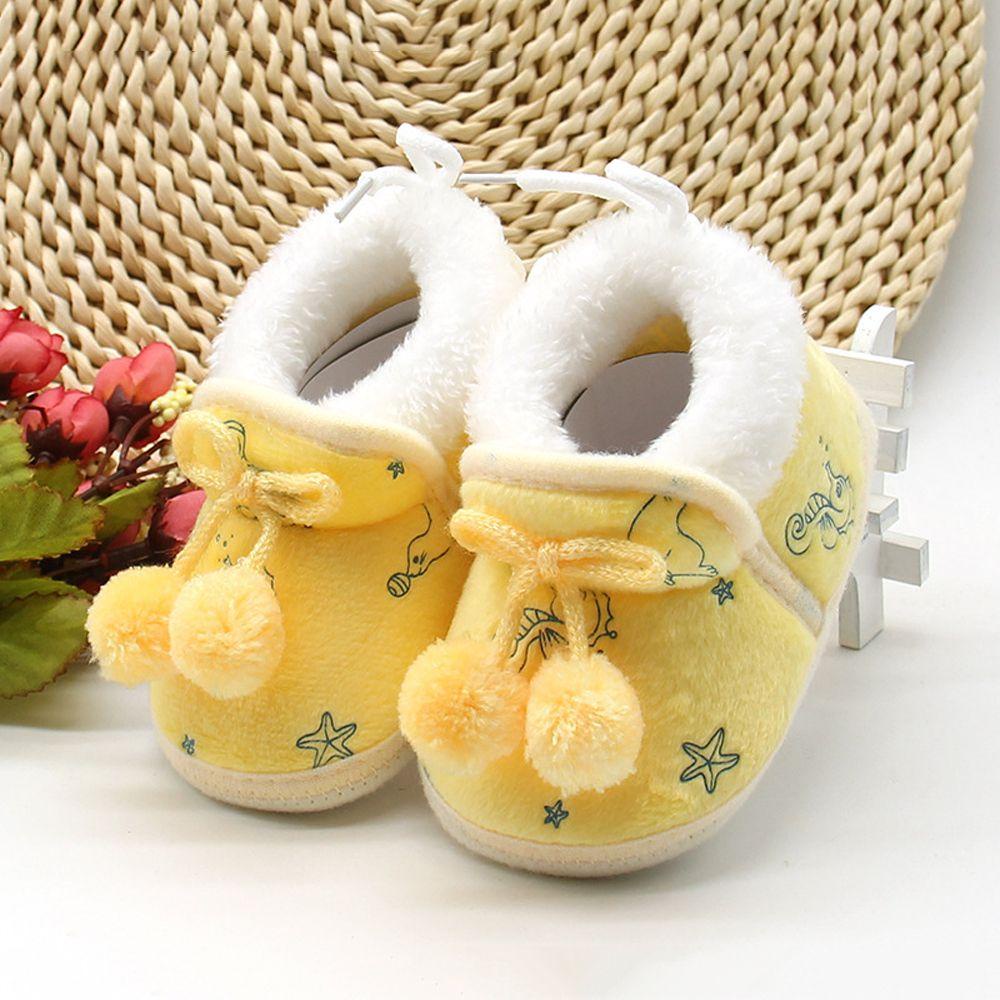 SUMU Giày Bốt Cổ Cao Đế Mềm Chống Trượt Cho Bé Sơ Sinh