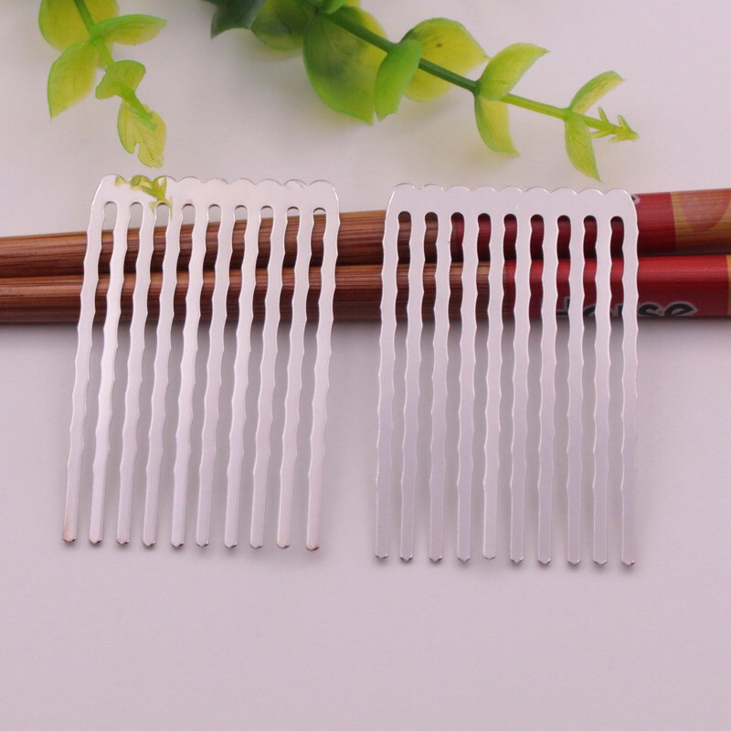 1 cài răng 10 chân 32*50mm nguyên liệu làm trâm làm trang sức cổ trang