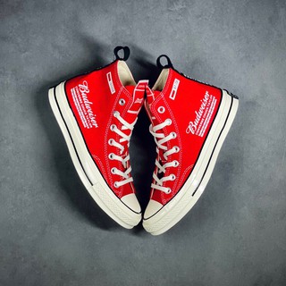 Giày Thể Thao Dòng Budweiser X Converse Chuck 70s Bằng Vải Canvas Phong Cách Năng Động Hợp Thời Trang 2021