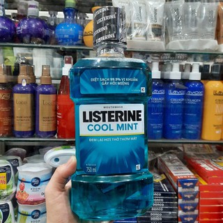 Nước Súc Miệng Hương Bạc Hà Listerine Cool Mint 750ml