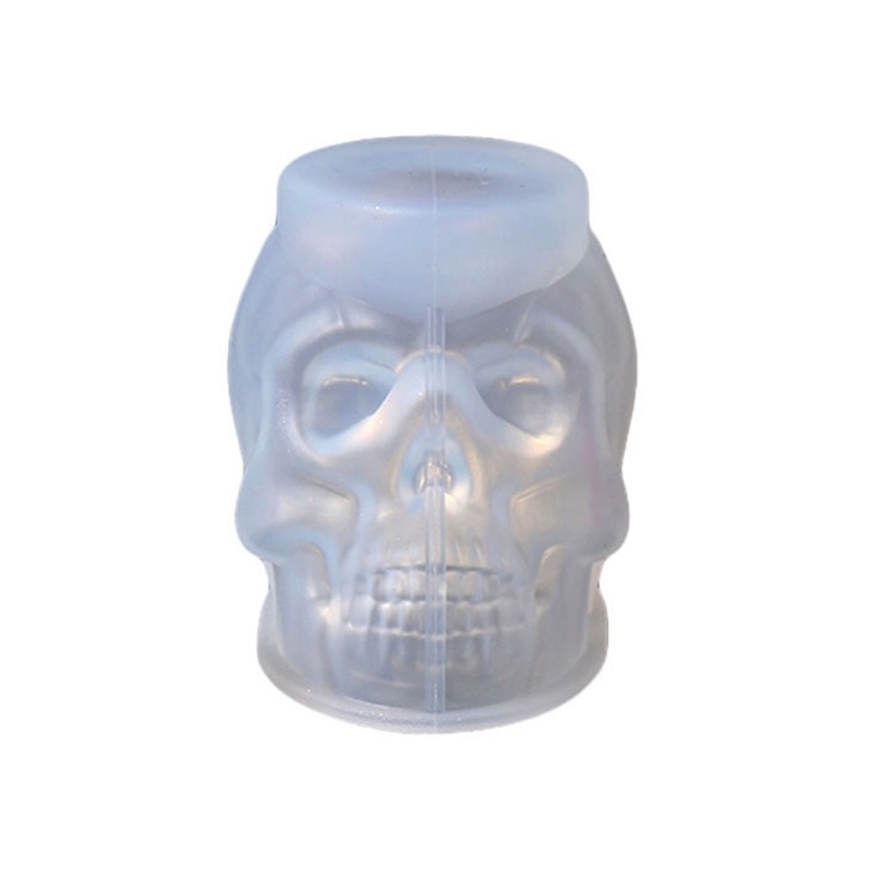 Khuôn Silicone Làm Xà Phòng Hình Đầu Lâu Độc Đáo