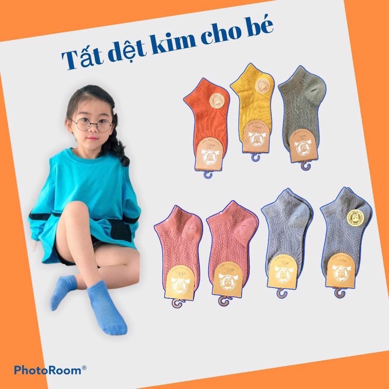 set 10 đôi tất chân dệt kim cho bé 6 tháng -4 tuổi