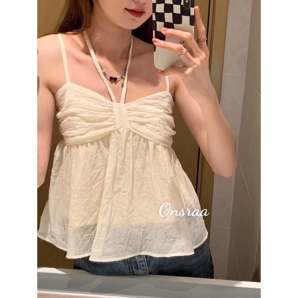 ✅ÁO YẾM DÂY NƠ KIỂU MỚI CỦA SHOP💯
