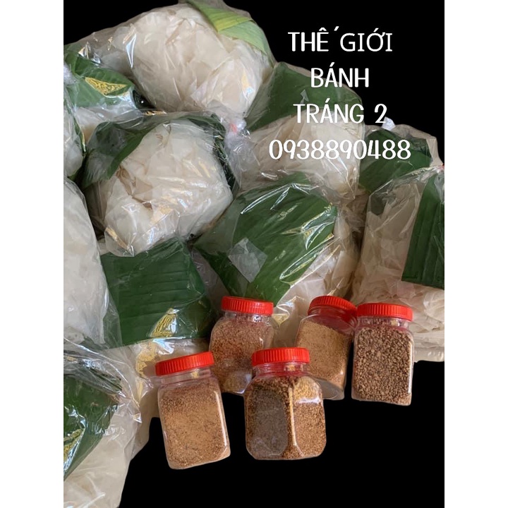 ( 3 món)0.5kg rìa phơi sương + 100gr muối nhuyễn + 100gr hành phi thơm ngon