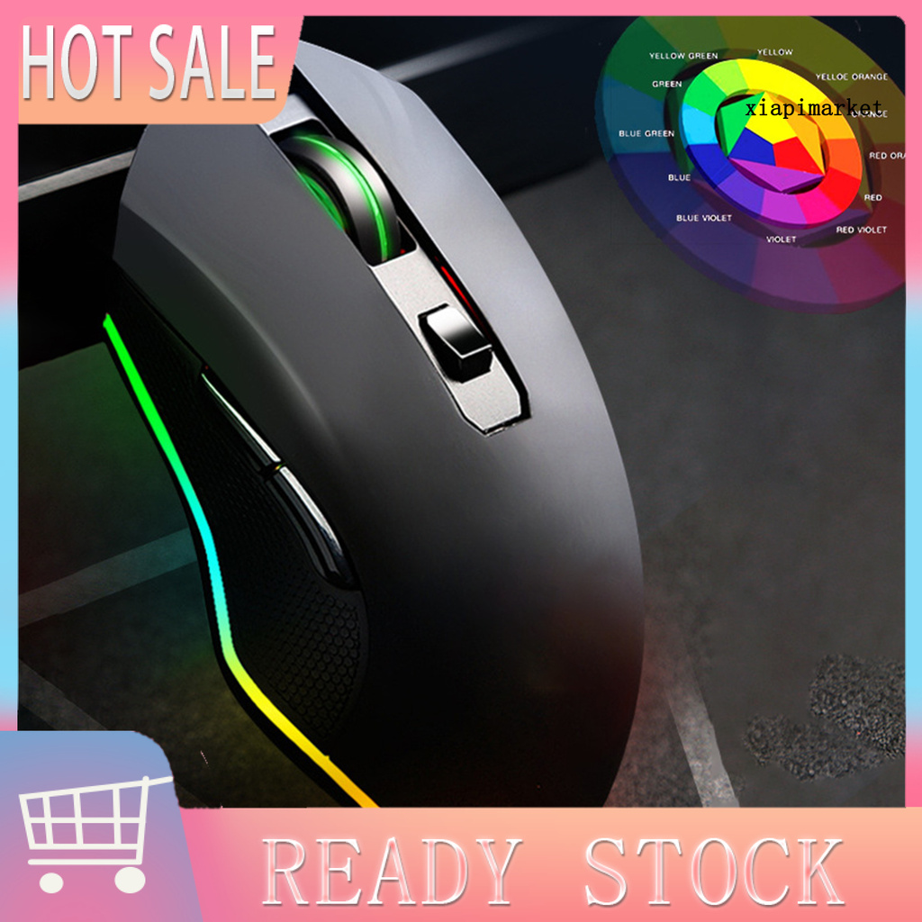 Chuột Chơi Game Xpritmarket V1 6 Nút Bấm Chống Trượt