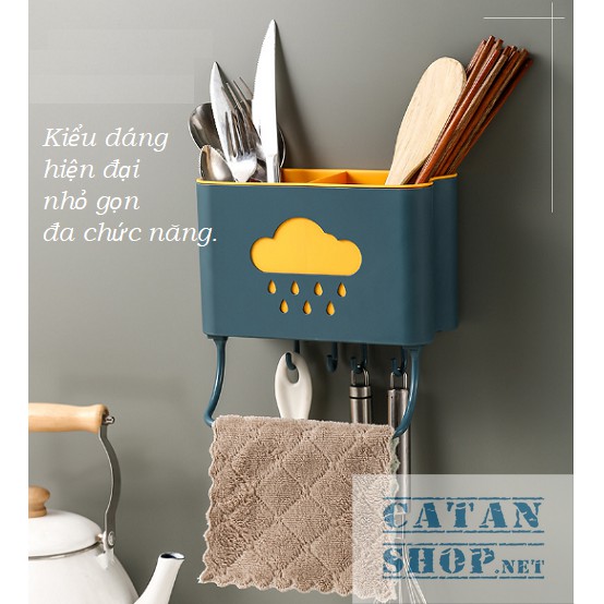 ❤️FREESHIP❤️ ỐNG ĐŨA TREO TƯỜNG ĐÁM MÂY KÈM MÓC TREO TIỆN DỤNG. HỘP ĐỰNG MUỖNG ĐŨA MÂY MƯA GD325-MayMua | BigBuy360 - bigbuy360.vn