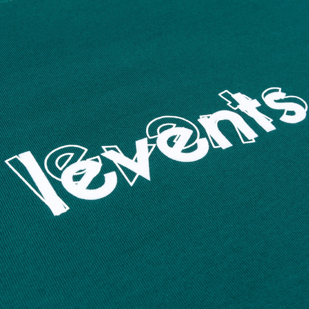Áo Thun Levents Velvet Mini Popular Logo/ Dark Green
