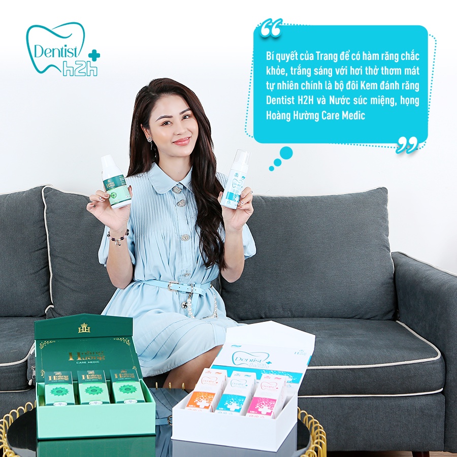 Nước Súc Miệng Thơm Miệng Hoàng Hường Care Medic Ngăn Ngừa Nâu Răng, Kháng Khuẩn, Trắng Răng, Thơm Miệng