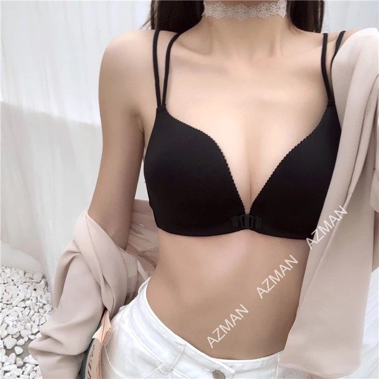 ÁO BRA HOT 2021 SU TRƠN 2 DÂY MẢNH SEXY ĐỆM BÀN TAY MÓC CÀI TRƯỚC 810