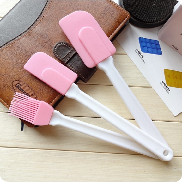 Bộ 3 dụng cụ làm bánh phết dầu bằng silicon tiện dụng cho nhà bếp