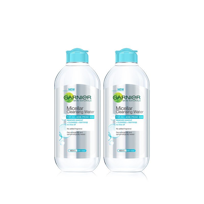 Nước tẩy trang Garnier Micellar Cleasing Water - For oily acne prone Skin dành cho da dầu mụn -  400ml