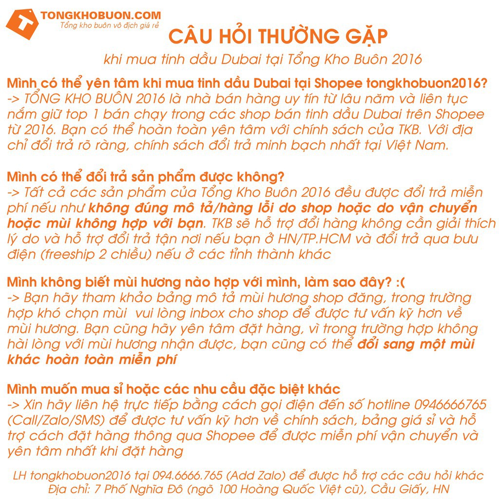 Tinh dầu nước hoa Dubai sỉ lẻ  | tinh dầu dubai chính hãng