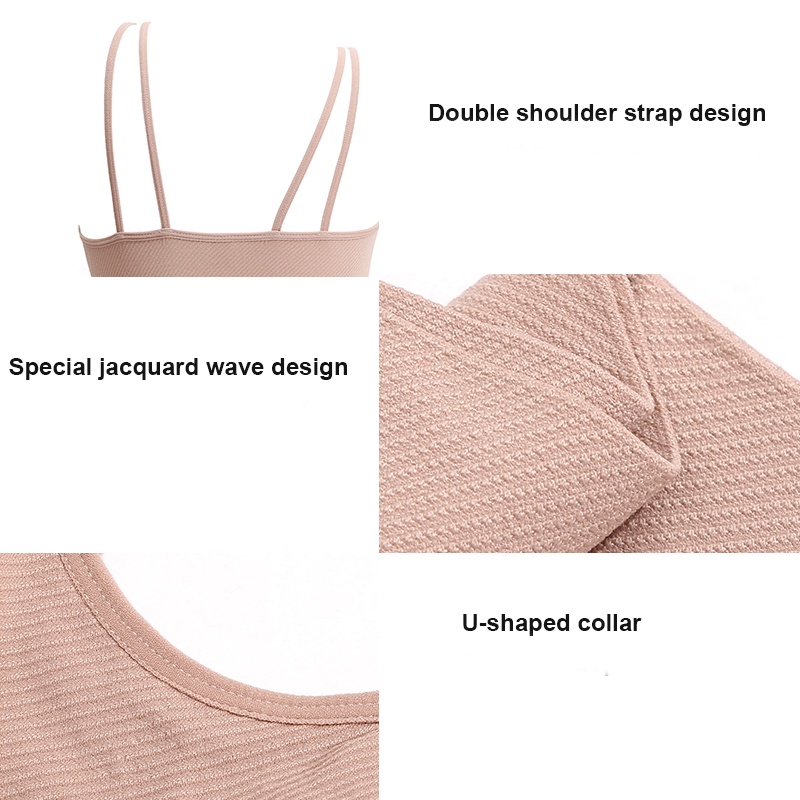 Set đồ lót 2 mảnh CUTEBYTE gồm áo ngực thể thao + quần lót không đường may thời trang cho nữ