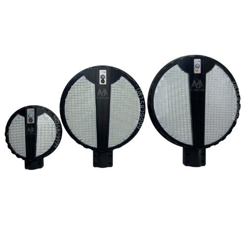 [100W]Đèn Năng Lượng Mặt Trời Liền Thể Tròn Tích Điện Tấm Pin, Chống Nước IP66,Cảm Biến Chuyển Động ,LED Siêu Sáng - ABM