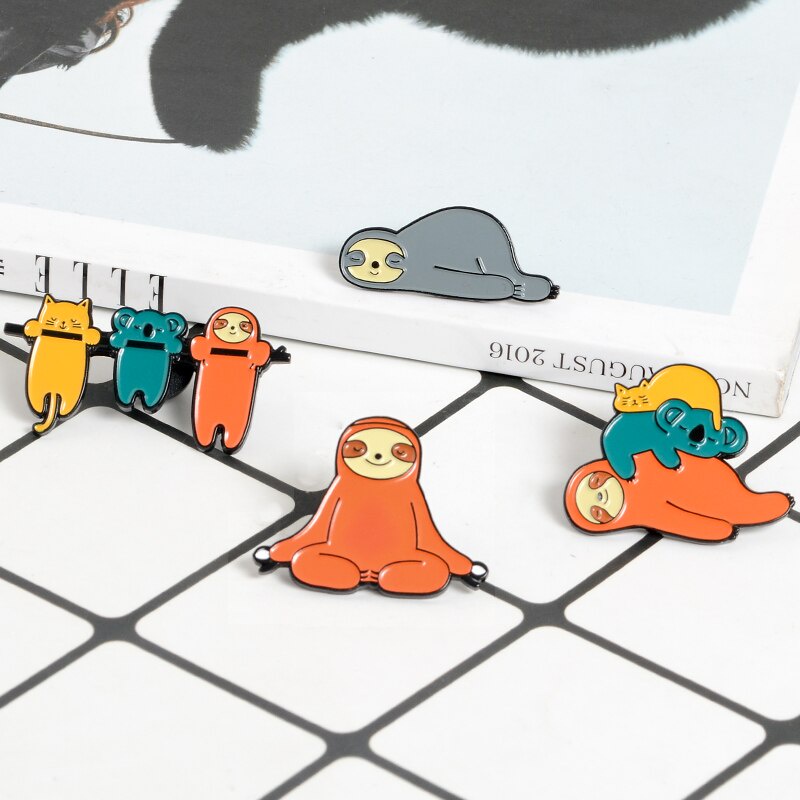 Trâm cài áo hình động vật đáng yêu