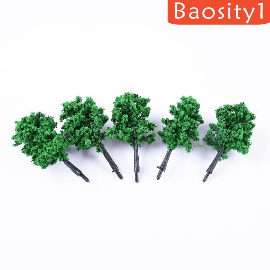 [Baosity1] Set 10 Mô Hình Cây Tàu Lửa Đường Ray Phong Cảnh 5cm